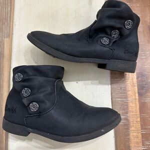 Blowfish black slouchy booties 10